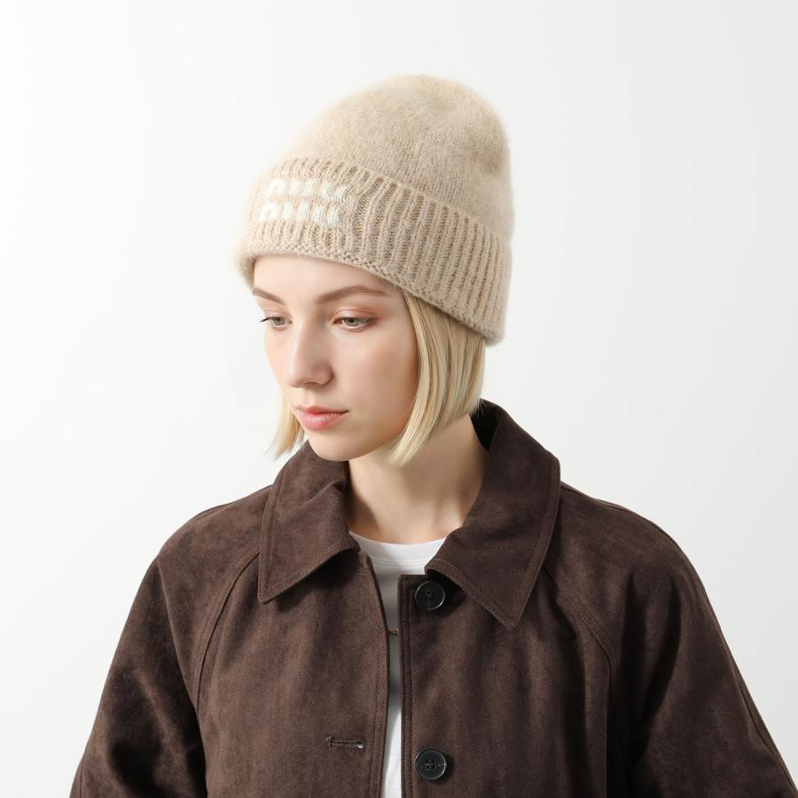 miu miu（ミュウミュウ） ニット帽 5HC378 2CQD レディース ニット