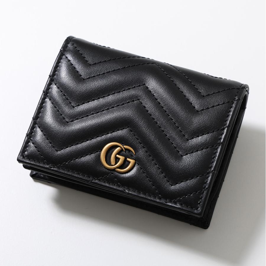 限定価格】 932 GUCCI マーモント グッチ 2つ折り 財布 グッチ(GUCCI
