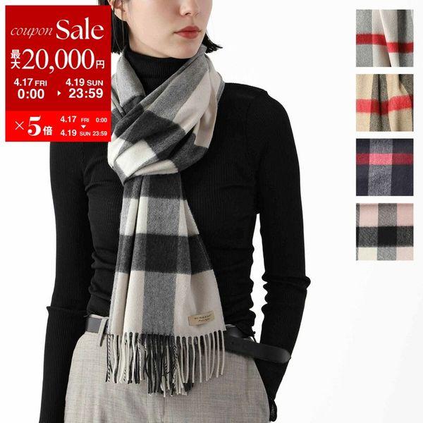BURBERRY（バーバリー） マフラー HALF MEGA CHECK CASHMERE SCARF