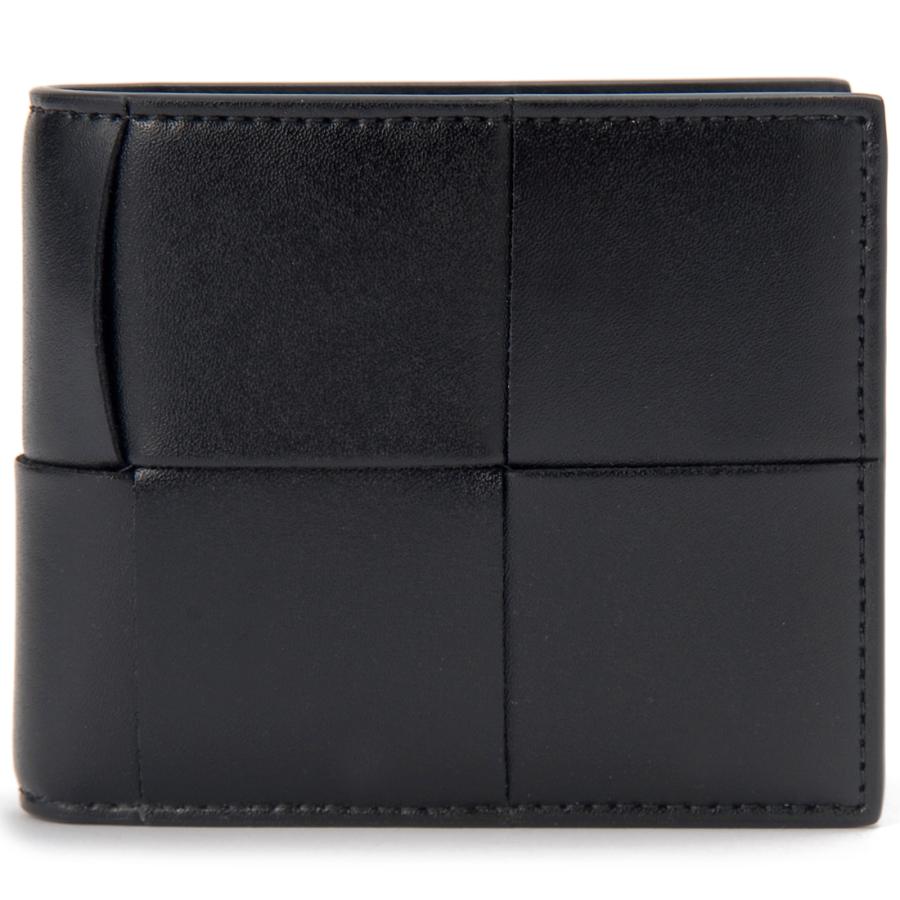 BOTTEGA VENETA（ボッテガ・ヴェネタ） 二つ折り財布 メンズ ブラック