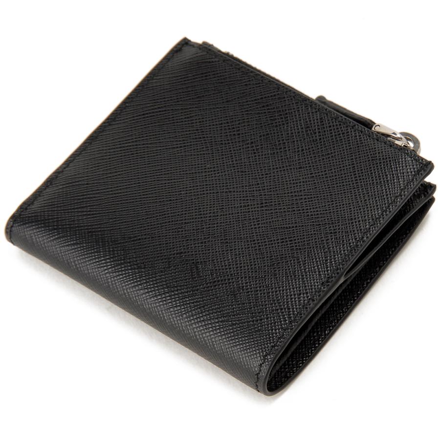PRADA（プラダ） バレンタインセール 二つ折り財布 メンズ ブラック