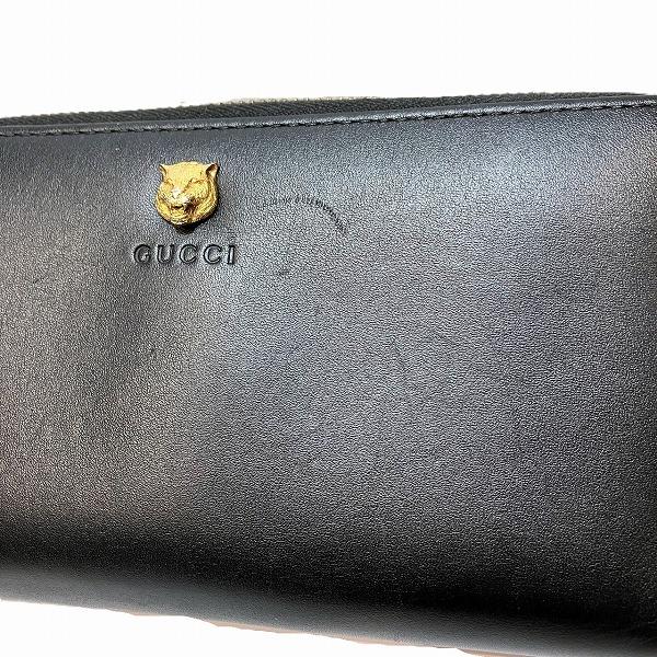GUCCI（グッチ） アニマリエ タイガー 428721 ラウンドファスナー 長