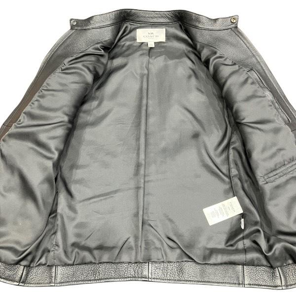 COACH（コーチ） シングルライダースジャケット F86594 Sサイズ レザー