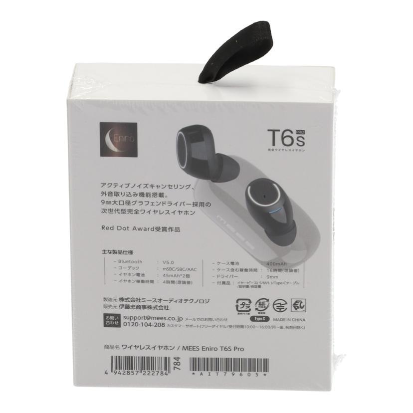 MEES Audio ミースオーディオ/ワイヤレスイヤホン/MEES Eniro T6S Pro