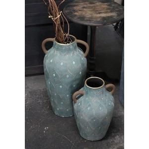 おしゃれ フラワーベース 大きい アンティーク モダン テラコッタ 花瓶