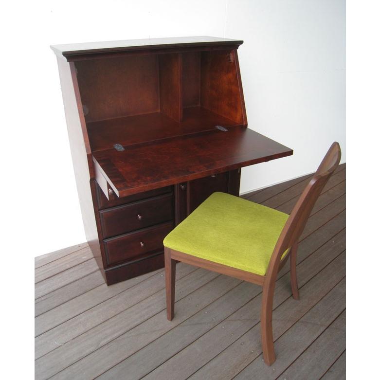 ライティングデスク ライティングビューロー 80 デスク 机 勉強机 国産