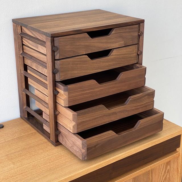 書類ケース 引き出し 木製 トレー書類入れ レターケース A4 5段 整理箱