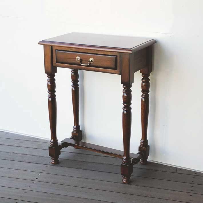 ウッドギャラリー樹 コンソールテーブル 玄関 アンティーク 花台 電話