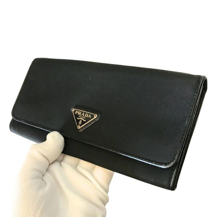PRADA（プラダ） 【中古】PRADA 二つ折り 長財布【やや傷や使用感あり