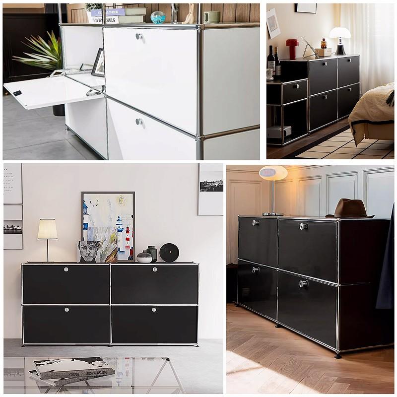 ハラー キャビネット リプロダクト 北欧 鍵付き サイドボード 幅153cm