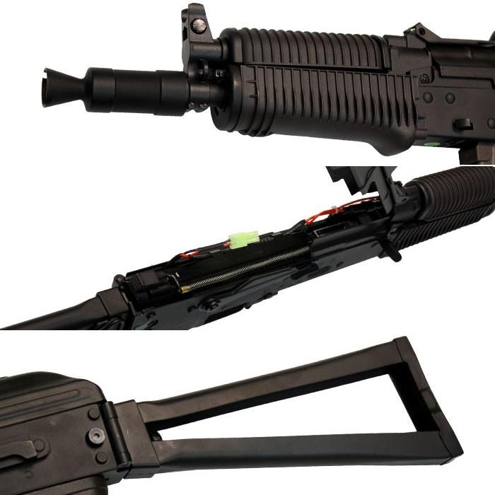 週末値下げ‼️次世代電動ガンAKS-74u 木製ハンドガード 付き 週末