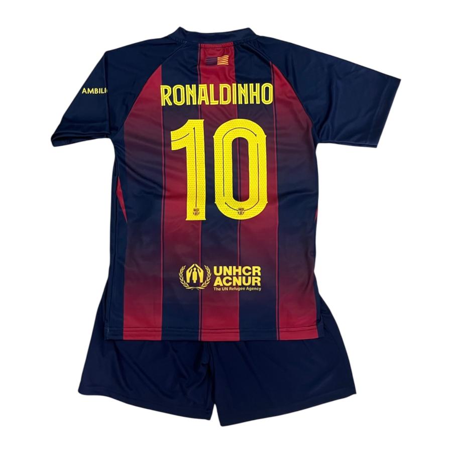 ロナウジーニョ背番号10 バルセロナ ホーム 25/26 レプリカ
