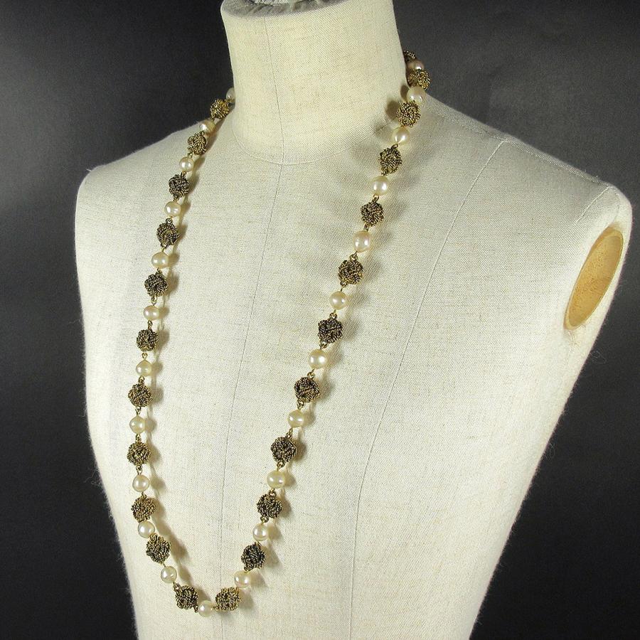 CHANEL（シャネル） 1980年代 ヴィンテージ フェイクパール&ロープ