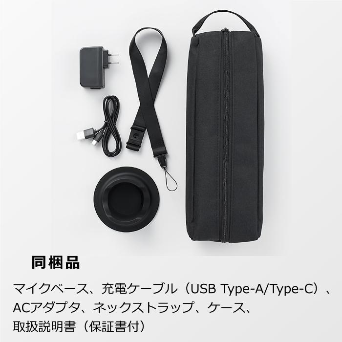 KING JIM（キングジム） スピーカー付きマイク SPMC10クロ 拡声器