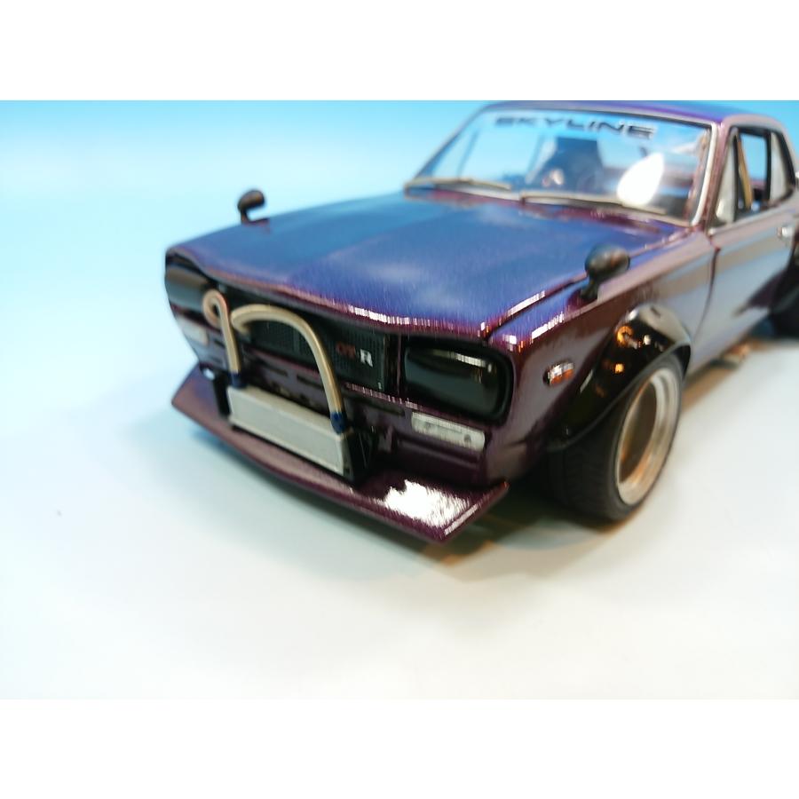 京商 1/18 日産 スカイライン 2000 GT-R KPGC10 ハコスカ カスタム品