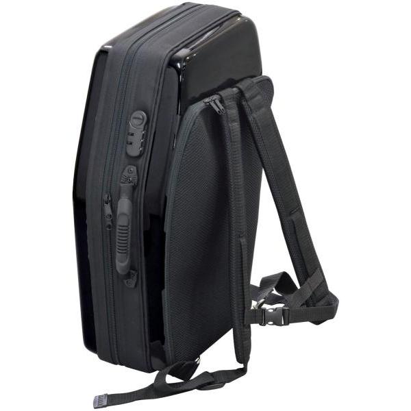 ソプラノサックス フライトケース 未使用 カーボン柄 ソプラノサックス