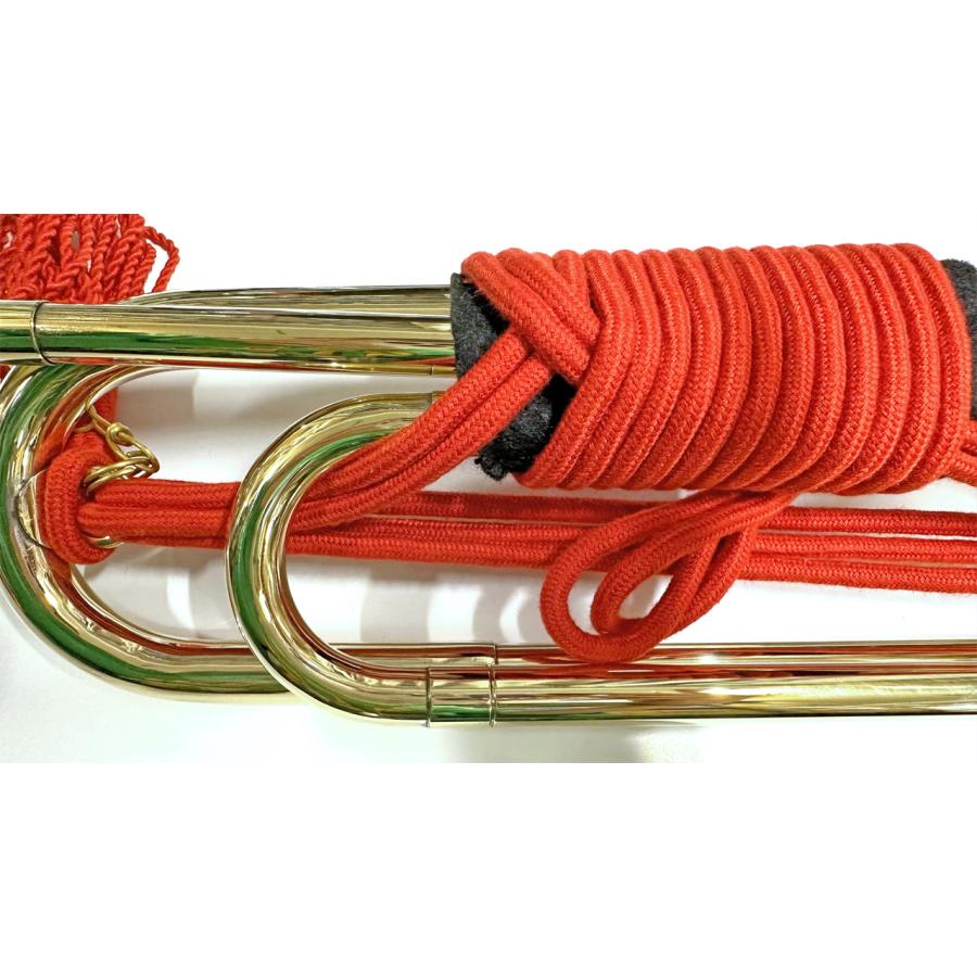 信号ラッパ 2つ巻 ストレート式 マウスピース お祭り 楽器 軍隊 号令