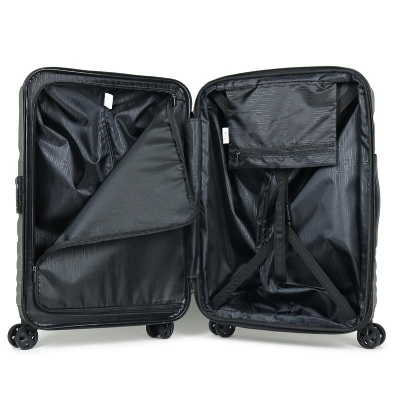 Ace（エース） オーバル スーツケース 57L 70L 59cm 4.2kg 5〜6泊 4輪