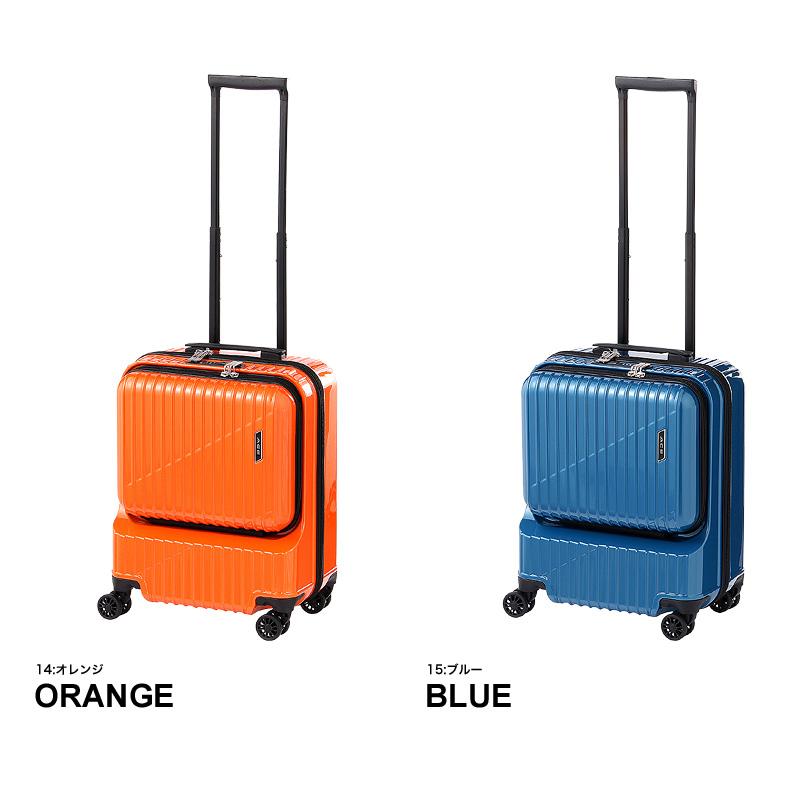 Ace（エース） クレスタ スーツケース 34L 45cm 3.1kg 1〜3泊 4輪 TSA