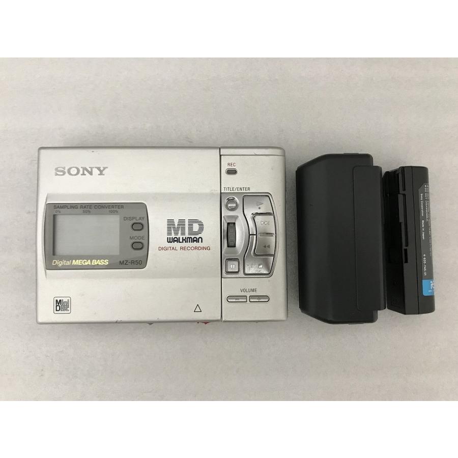 ソニー SONY ポータブルMDウォークマン シルバー MZ-R50 : ワットマン
