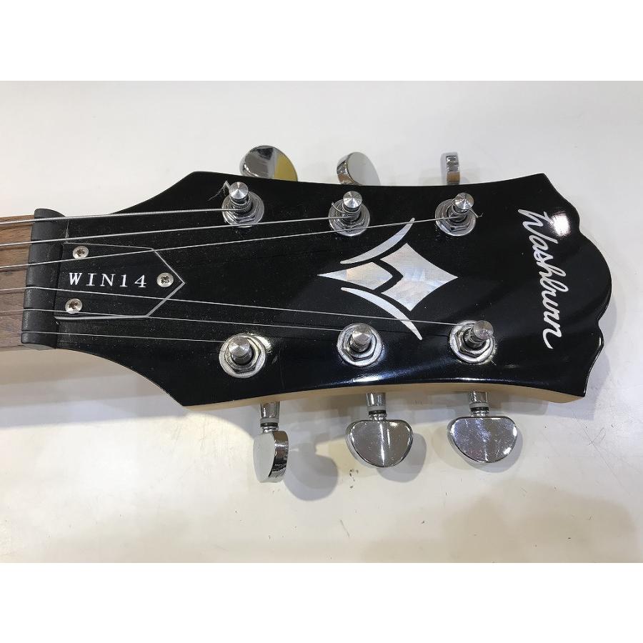 ワッシュバーン Washburn エレキギター ブラック WIN14 : ワットマン
