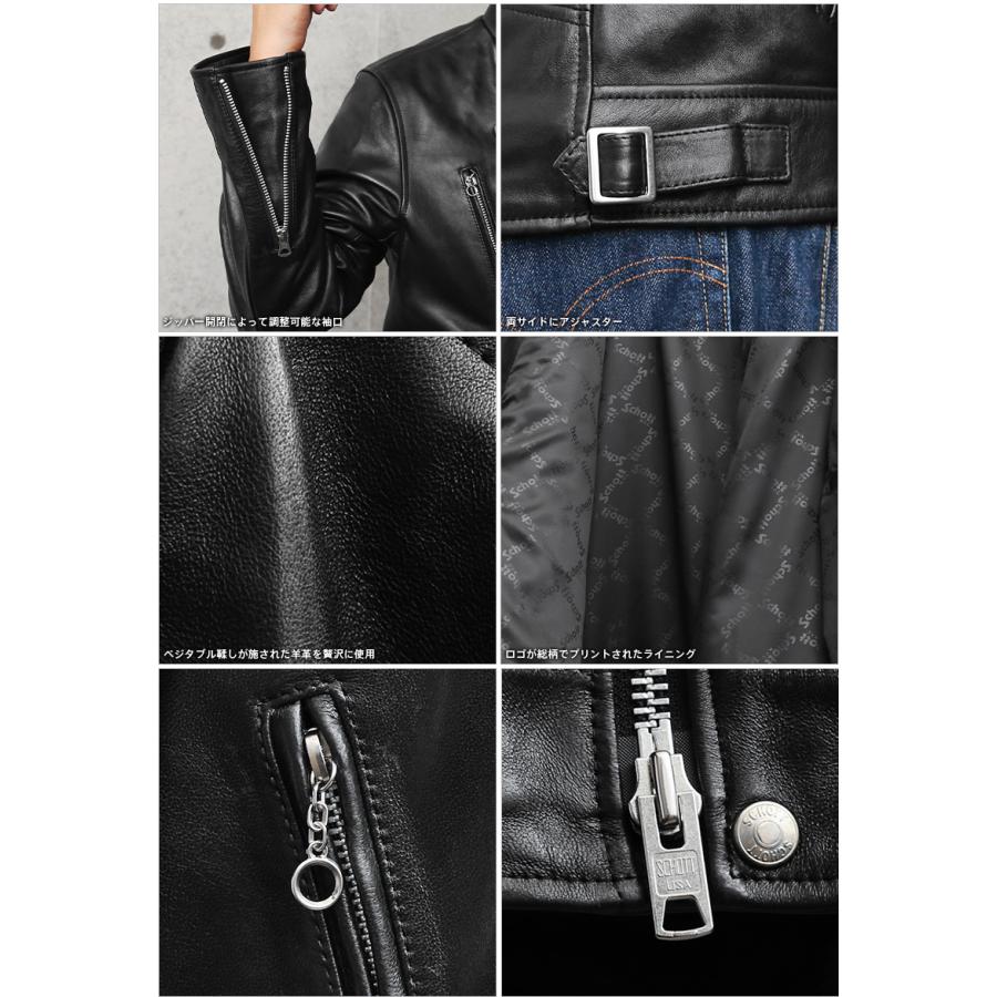 Schott N.Y.C（ショット） Schott 3101048 ダブル ブレスト ライダース