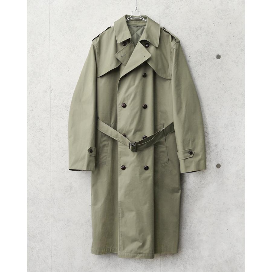 ミリタリー トレンチコート ドイツ軍 ステンカラーコート ライナー付き