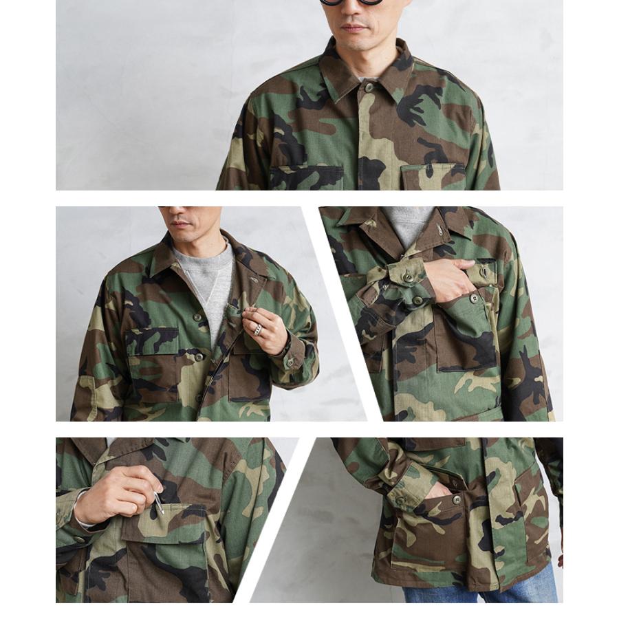MILITARY（ミリタリー） 実物 新品 デッドストック 米軍 BDU WOODLAND