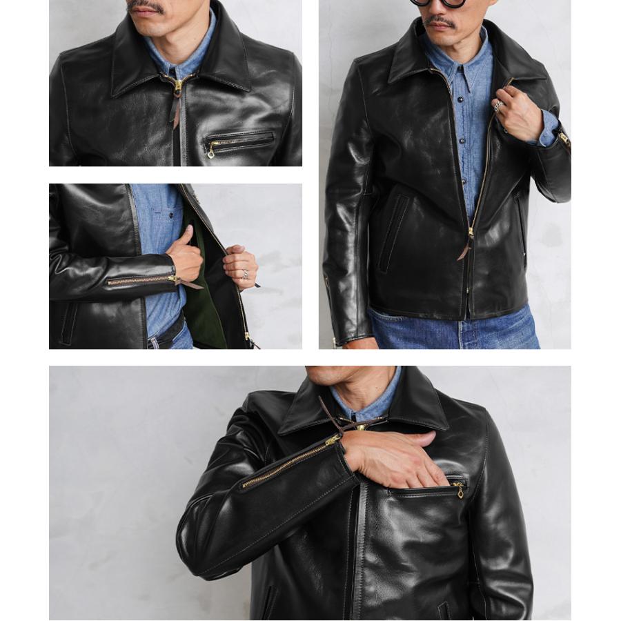 Y'2 LEATHER ワイツーレザー PR-65 VINTAGE HORSE LIGHT シングル