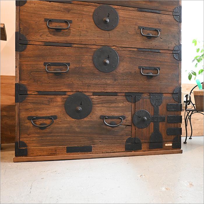 和箪笥 和たんす 桐箪笥 収納 チェスト 和風 和室 リメイク品