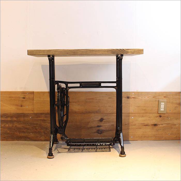 RICCAR リッカー アンティーク ミシン脚テーブル サイドテーブル 作業