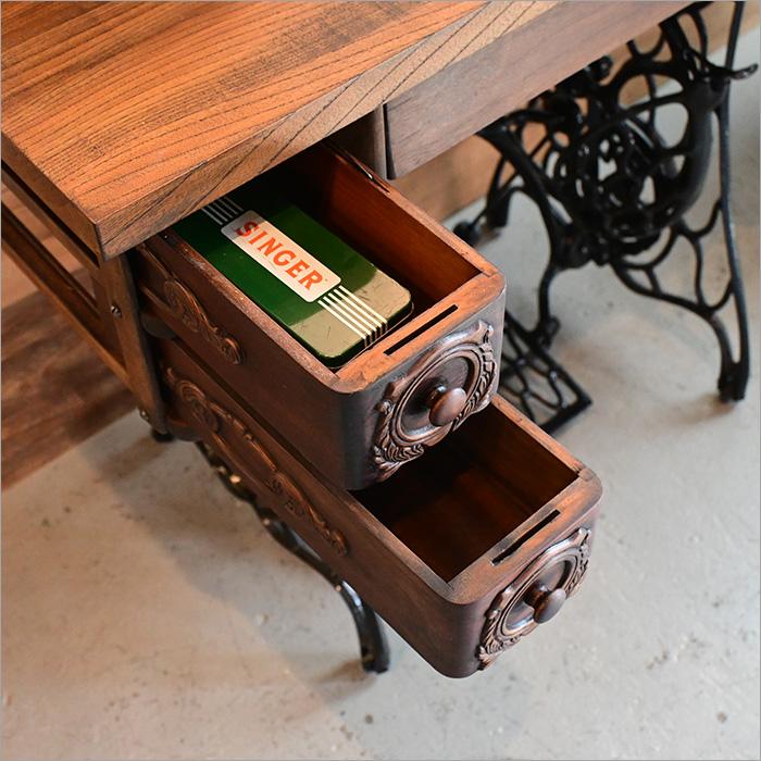 ま*め様 SINGERミシン台アンティークデスク ま*め様 SINGERミシン台