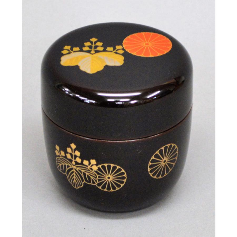 中棗 高台寺 木製 中村湖彩作 化粧箱 高台寺棗 湖彩作 茶道具 漆塗り