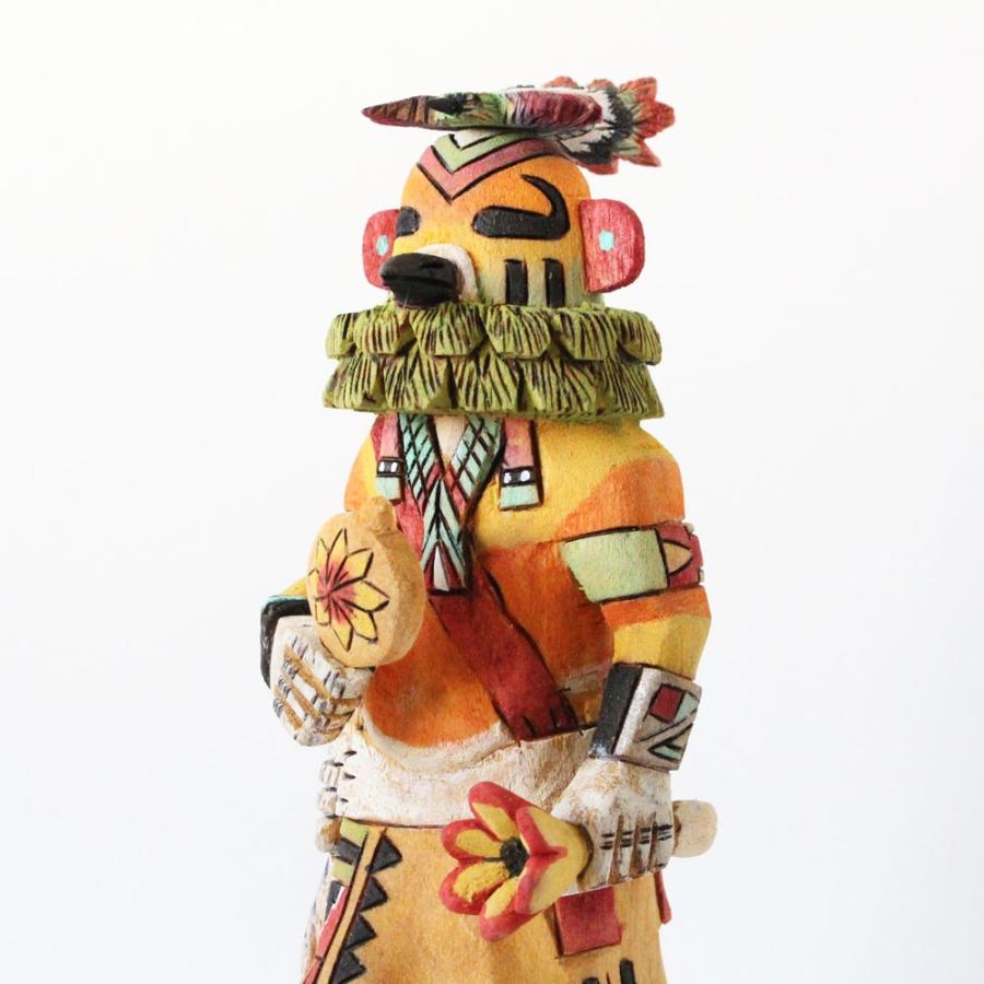 ネイティブアメリカン /ホピ族/カチーナ／カチナドール/Quail Kachina