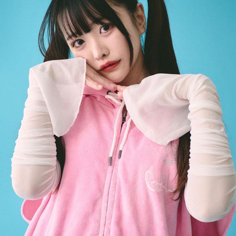 GALFY（ガルフィー） あの頃のギャル的ノースリパーカー ファット