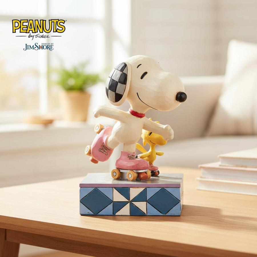 スヌーピー＆ウッドストック アイスクリーム ジムショア フィギュア