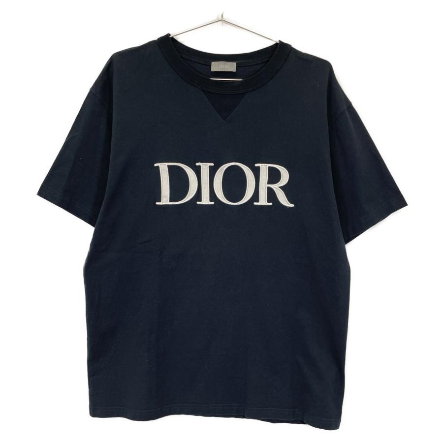 Dior HOMME ディオールオム 黒 ロゴTシャツ 183J685A0677 ブラック L