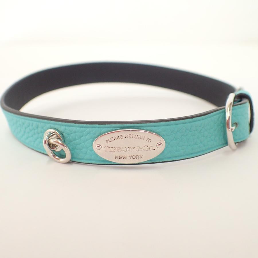 TIFFANY&Co.（ティファニー） RETURN TO ロゴプレート付 レザー ペット