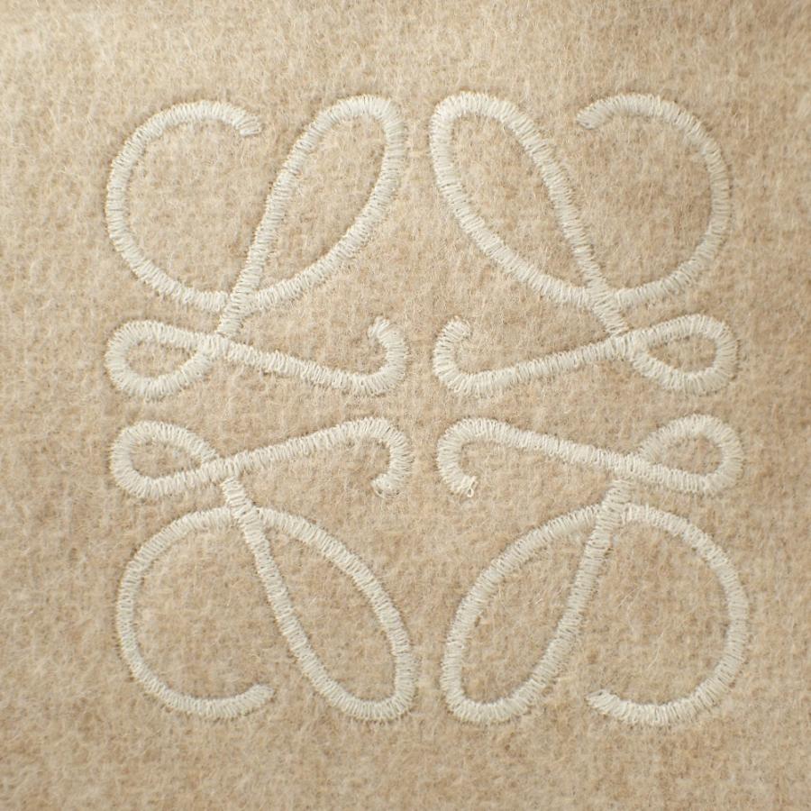 LOEWE（ロエベ） 美品 ウール＆カシミヤ バイカラー スカーフ マフラー