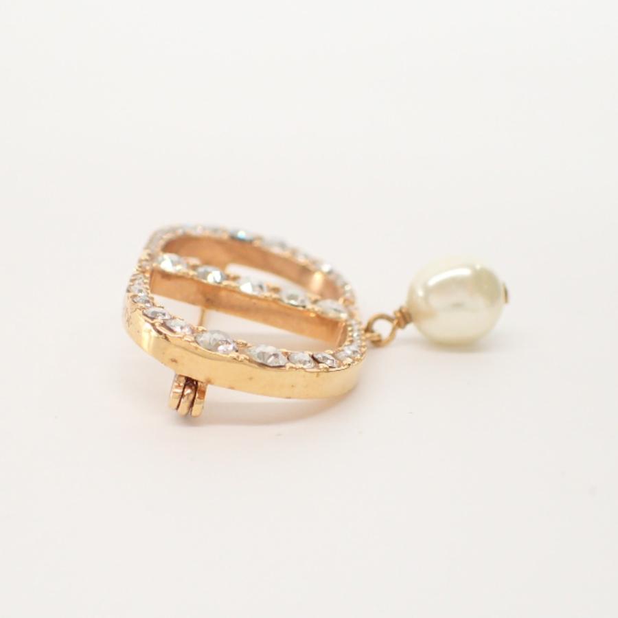 Dior ディオール V0716PTCCY_D301 PETIT CD ブローチ ゴールド/クリア