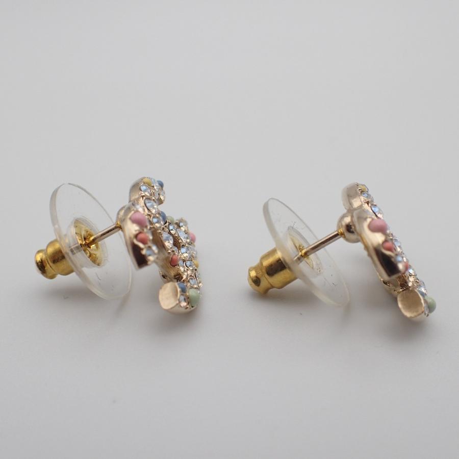 CHANEL（シャネル） 美品 C21C ラインストーン/マルチストーン装飾 CC