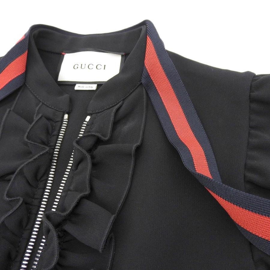 GUCCI（グッチ） ウェブトリム シェリーライン リボンジャージドレス