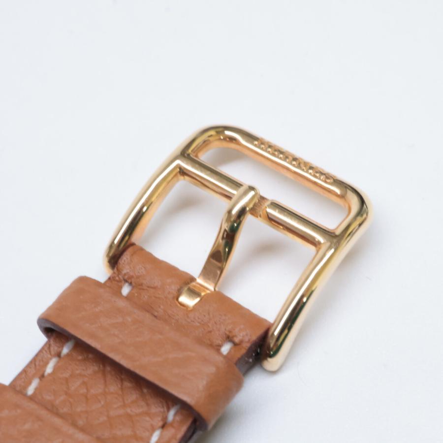 美品 HERMES エルメス B刻 レザー 腕時計用 ベルトストラップ ブラウン