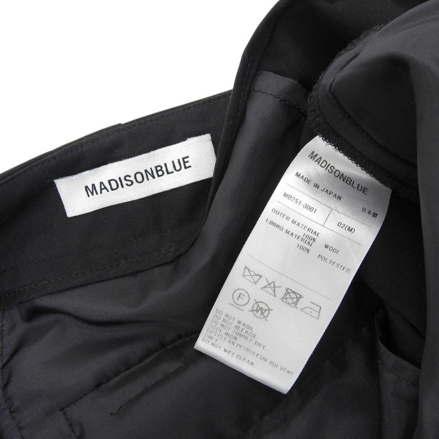 美品 MADISON BLUE マディソンブルー SIDE PLEATED WIDE LEG PANTS