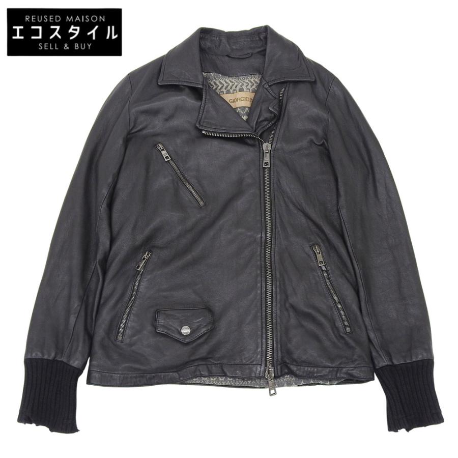 GIORGIO BRATO ジョルジオブラット ダブル ライダース レザー