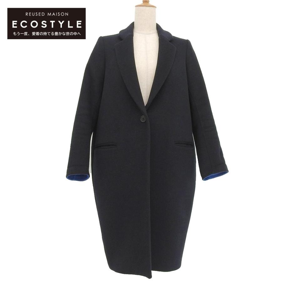 エンフォルド ネイビー ロングコート 36サイズ ENFÖLDエンフォルド