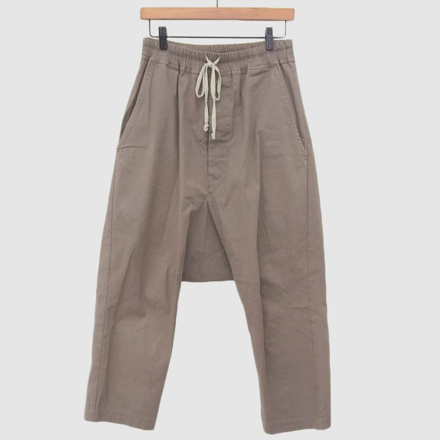 リックオウエンス チャンピオン ベージュ サルエルパンツ ドロー