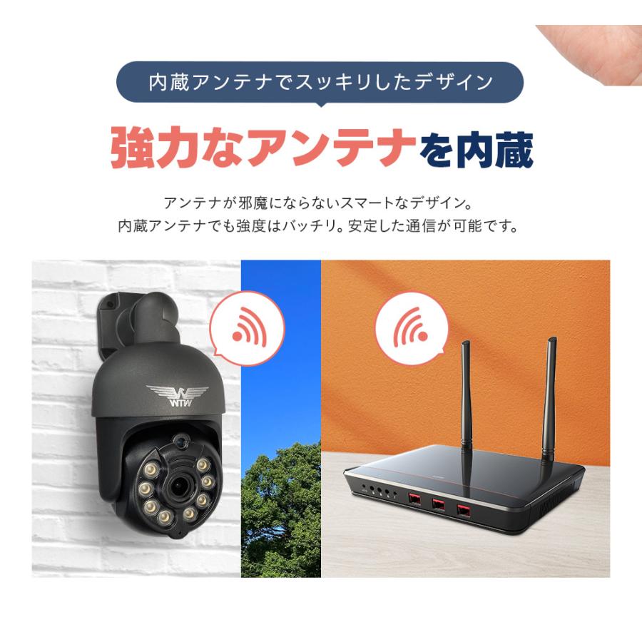 WTW 塚本無線 防犯カメラ みてるちゃん5Plus 屋外 屋内 夜間カラー