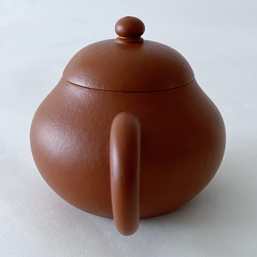 受注生産 宜興 紫砂壷 朱泥 梨壷 150ml 茶壺 蓋碗 急須 煎茶道具 箱付