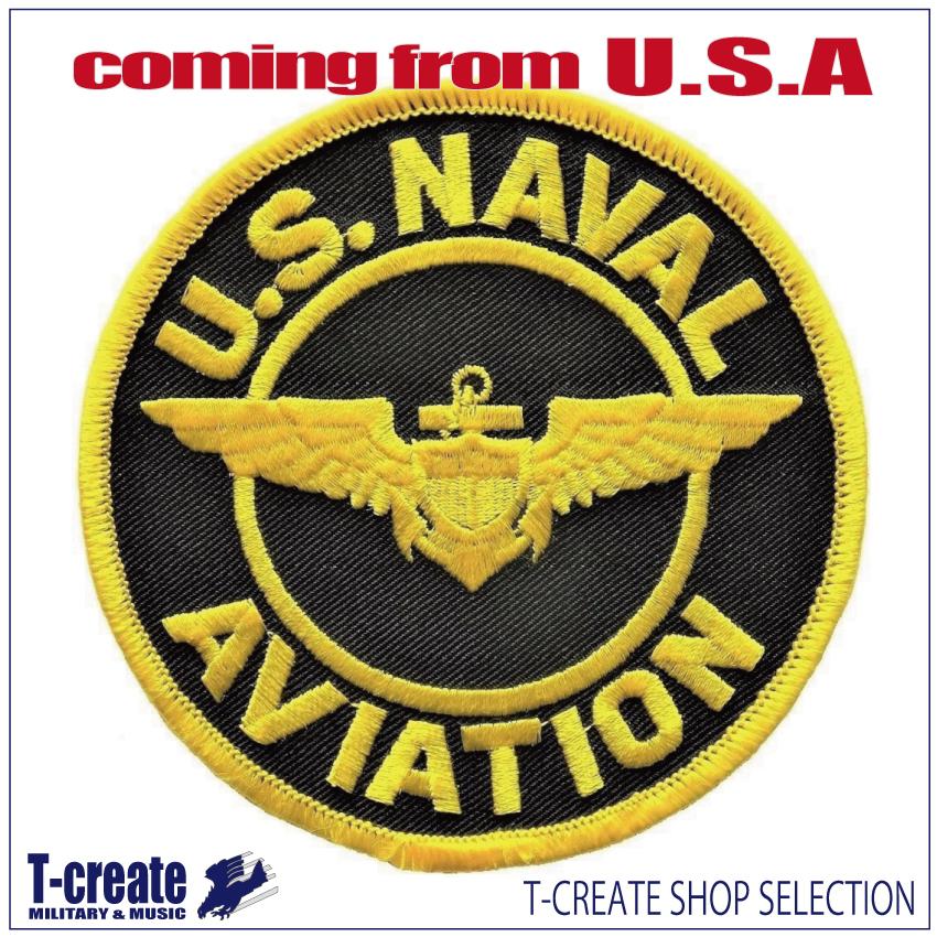 ミリタリー ワッペン 米海軍航空隊 NAVAL AVIATION アメリカ軍 パッチ